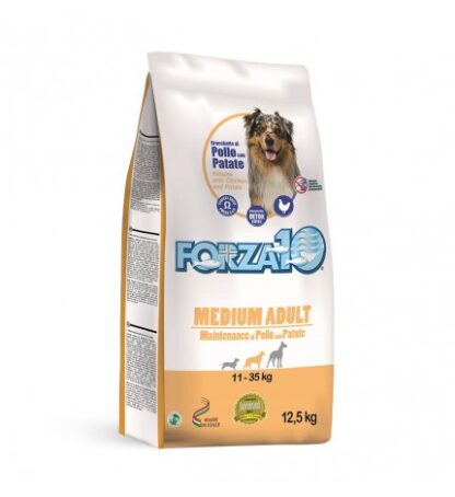 FORZA10 CANE ADULT MEDIUM MAINTENANCE POLLO E PATATE DA 12,5 KG