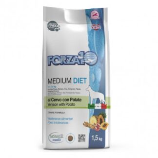 FORZA10 CANE DIET ADULT MEDIUM CON CERVO E PATATE DA 1,5 KG