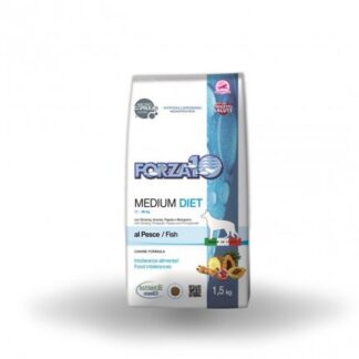 FORZA10 CANE DIET ADULT MEDIUM PESCE GINSENG ANANAS PAPAYA E MELOGRANO DA 1,5 KG