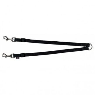 Guinzaglio accoppiacani premium xs-m nero