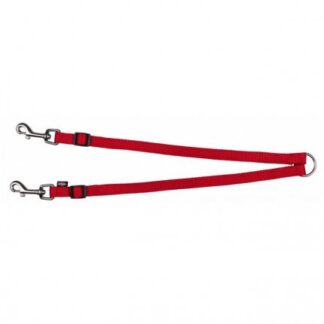 Guinzaglio accoppiacani premium xs-m rosso