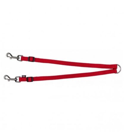 Guinzaglio accoppiacani premium xs-m rosso