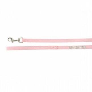 GUINZAGLIO C/STRASS 15x1200MM ROSA