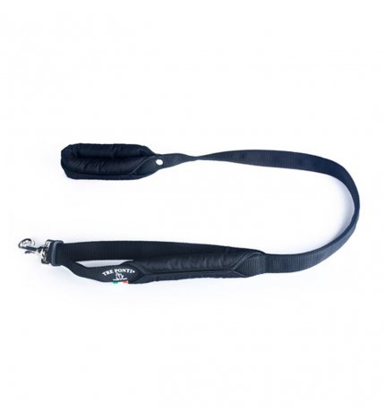 Guinzaglio doppio manico 60cm nero