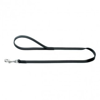 Guinzaglio ecco sport 16/100 nero in pelle