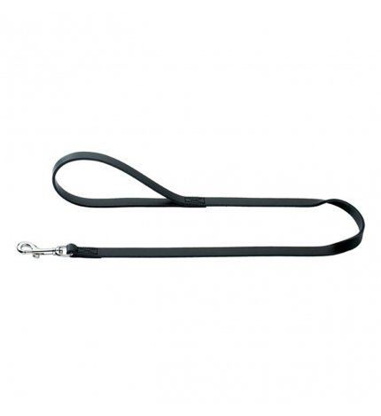 Guinzaglio ecco sport 16/100 nero in pelle