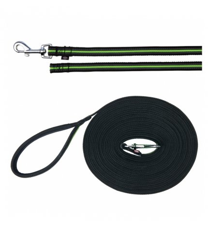Guinzaglio fusion caccia 15m/17mm nero verde