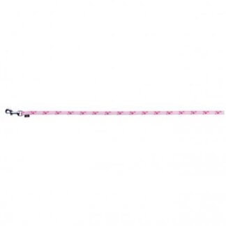 Guinzaglio rose heart 1,20m/10mm xs rosa cuori