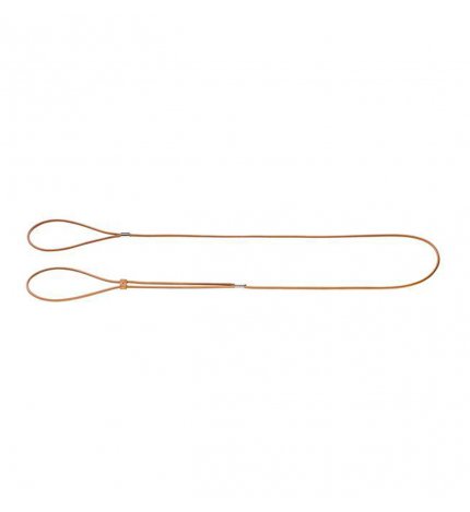 GUINZAGLIO SHOW 4MM ROTONDO PELLE MARRONE CHIARO