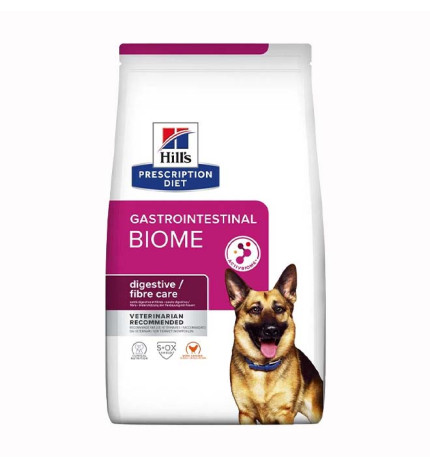 Hill's prescription diet cane gastrointestinal biome digestive fibre care al pollo da 10 kg