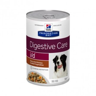 HILL'S PRESCRIPTION DIET CANE I/D CON SPEZZATINO DI POLLO E VERDURE DA 354 GR IN LATTINA
