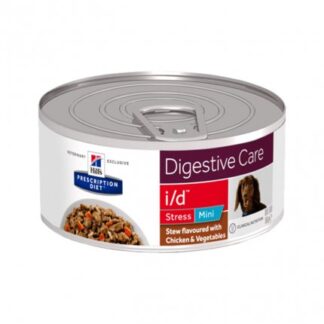 HILL'S PRESCRIPTION DIET CANE I/D STRESS MINI CON SPEZZATINO DI POLLO E VERDURE DA 156 GR IN LATTINA