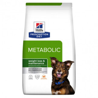 Hill's prescription diet cane metabolic weight loss & maintenance al pollo da 12 kg