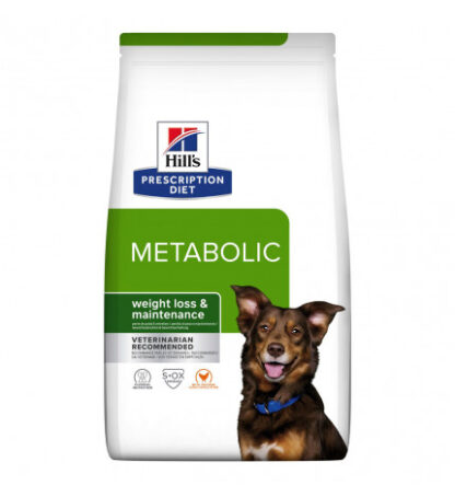 Hill's prescription diet cane metabolic weight loss & maintenance al pollo da 12 kg