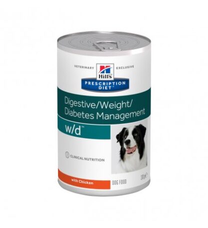 HILL'S PRESCRIPTION DIET CANE W/D DA 370 GR IN LATTINA