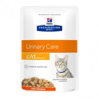 HILL'S PRESCRIPTION DIET GATTO C/D URINARY AL POLLO DA 85 GR IN BUSTA