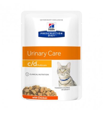 HILL'S PRESCRIPTION DIET GATTO C/D URINARY AL POLLO DA 85 GR IN BUSTA