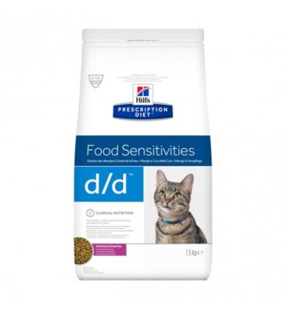 HILL'S PRESCRIPTION DIET GATTO D/D ANATRA E PISELLI DA 1,5 KG