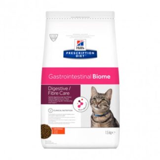 HILL'S PRESCRIPTION DIET GATTO GASTROINTESTINAL BIOME DIGESTIVE/FIBRE CARE AL POLLO DA 1,5 KG