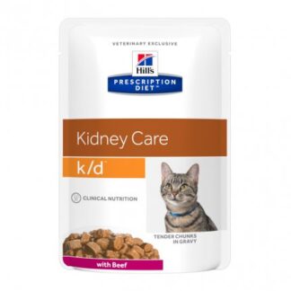 HILL'S PRESCRIPTION DIET GATTO K/D AL MANZO DA 85 GR IN BUSTA