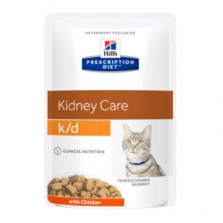 HILL'S PRESCRIPTION DIET GATTO K/D  AL POLLO DA 85 GR IN BUSTA