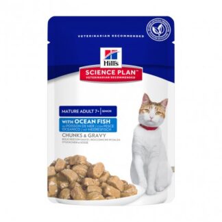HILL'S SCENCE PLAN GATTO MATURE AL PESCE DA 85 GR IN BUSTA