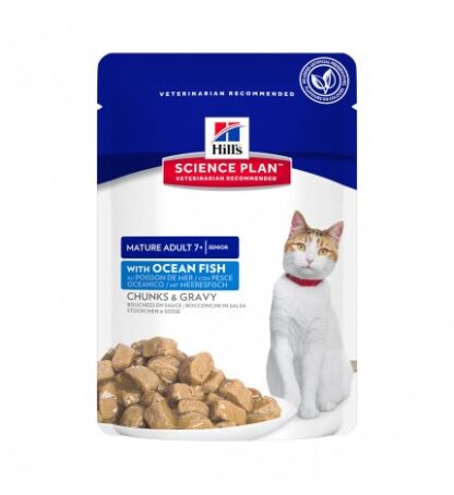 HILL'S SCENCE PLAN GATTO MATURE AL PESCE DA 85 GR IN BUSTA