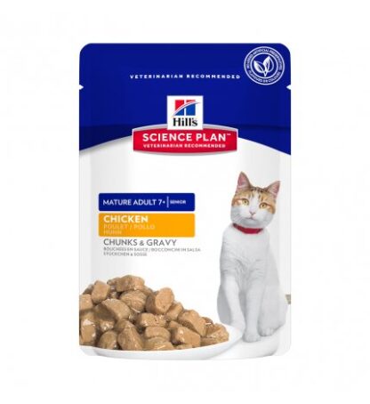 HILL'S SCENCE PLAN GATTO MATURE AL POLLO DA 85 GR IN BUSTA