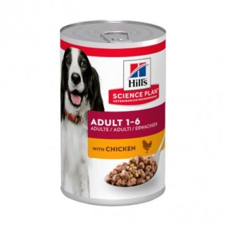 HILL'S SCIENCE PLAN CANE ADULT MEDIUM AL POLLO DA 370G IN LATTINA