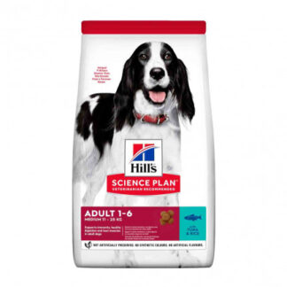 Hill's science plan cane adult medium al tonno e riso da 12 kg