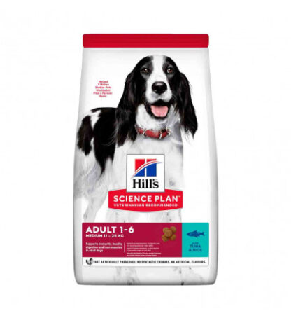 Hill's science plan cane adult medium al tonno e riso da 12 kg