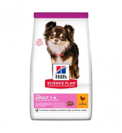 HILL'S SCIENCE PLAN CANE ADULT SMALL & MINI LIGHT POLLO DA 1,5 KG