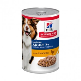 HILL'S SCIENCE PLAN CANE MATURE MEDIUM AL POLLO DA 370 GR IN LATTINA