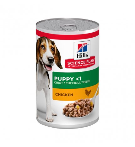 HILL'S SCIENCE PLAN CANE PUPPY MEDIUM AL POLLO DA 370 GR IN LATTINA