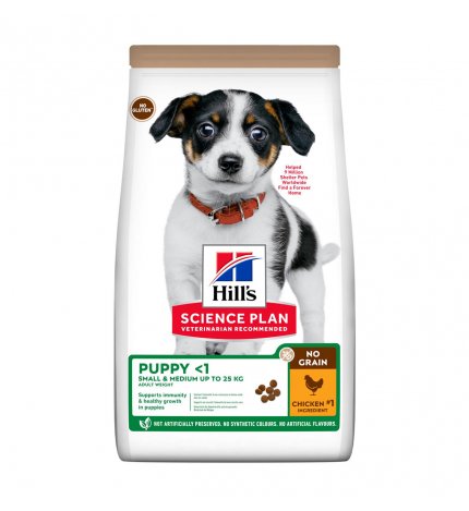 HILL'S SCIENCE PLAN CANE PUPPY MEDIUM NO GRAIN AL POLLO DA 2,5 KG