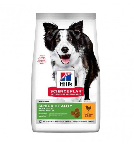 Hill's science plan cane senior vitality 7 + medium pollo da 2,5 kg