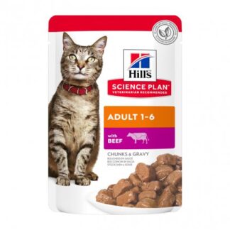 HILL'S SCIENCE PLAN GATTO ADULT AL MANZO DA 85 GR IN BUSTA