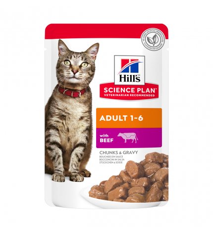 HILL'S SCIENCE PLAN GATTO ADULT AL MANZO DA 85 GR IN BUSTA