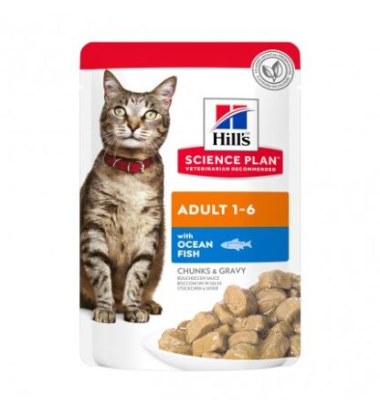 HILL'S SCIENCE PLAN GATTO ADULT AL PESCE OCEANICO DA 85 GR IN BUSTA