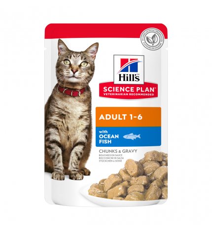 HILL'S SCIENCE PLAN GATTO ADULT AL PESCE OCEANICO DA 85 GR IN BUSTA