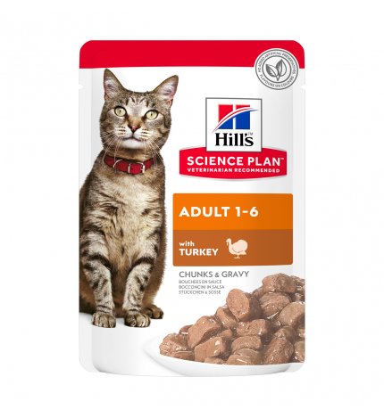 HILL'S SCIENCE PLAN GATTO ADULT AL TACCHINO DA 85 GR IN BUSTA