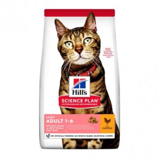 HILL'S SCIENCE PLAN GATTO ADULT LIGHT AL POLLO DA 1,5 KG