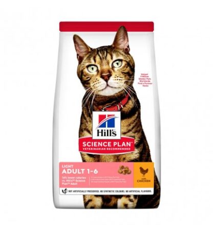 HILL'S SCIENCE PLAN GATTO ADULT LIGHT AL POLLO DA 1,5 KG