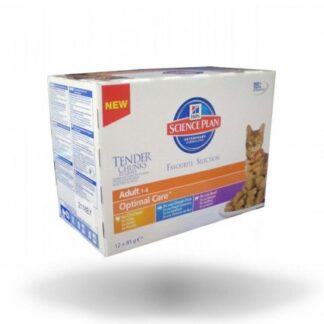 HILL'S SCIENCE PLAN GATTO ADULT MULTIPACK 12 BUSTE DA 85 GR