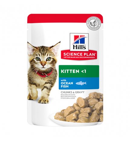 HILL'S SCIENCE PLAN GATTO KITTEN AL PESCE DA 85 GR IN BUSTA