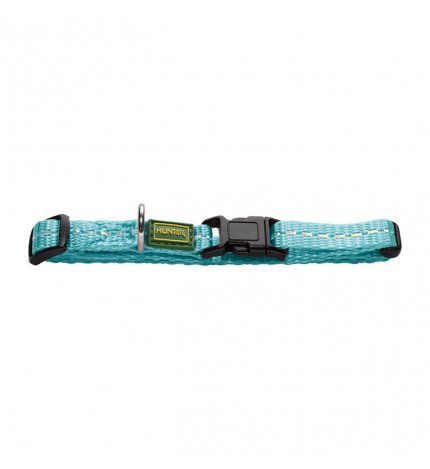 Hunter cane collare tripoli basic riflettente taglia xxsmall celeste