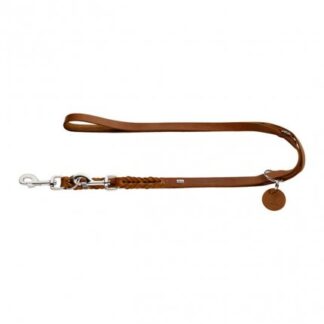 Hunter cane guinzaglio da addestramento solid education mis 18/250 colore cognac