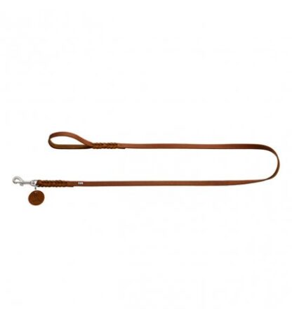 Hunter cane guinzaglio leash solid education mis 16/200 colore cognac