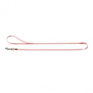 Hunter cane guinzaglio tripoli in nylon 10 / 110 riflettente rosa chiaro