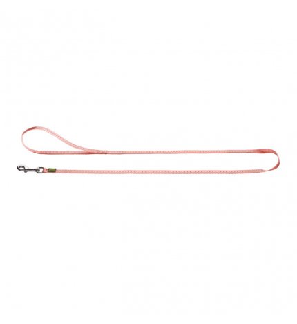 Hunter cane guinzaglio tripoli in nylon 10 / 110 riflettente rosa chiaro